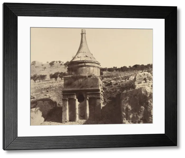 Framed Print : Jerusalem. (Environs) Tombeau d Absalon, 1860 or later. Creator: Louis de Clercq Framed Print : Jerusalem. (Environs) Tombeau d Absalon, 1860 or later. Creator: Louis de Clercq