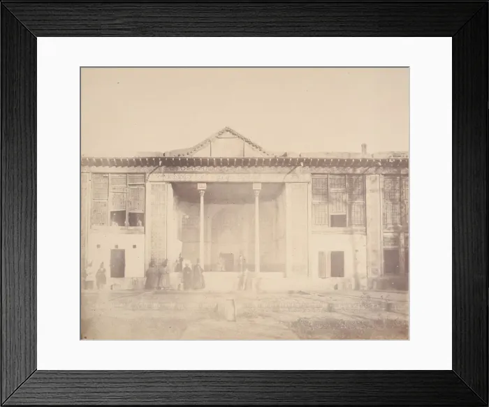 Framed Print : [Palace of the Shah, Teheran, Iran], 1840s-60s. Creator: Possibly by Luigi Pesce