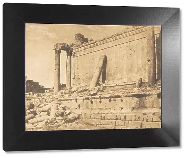 Vue du Temple de Jupiter, a Baalbek (Heliopolis), September 15, 1850