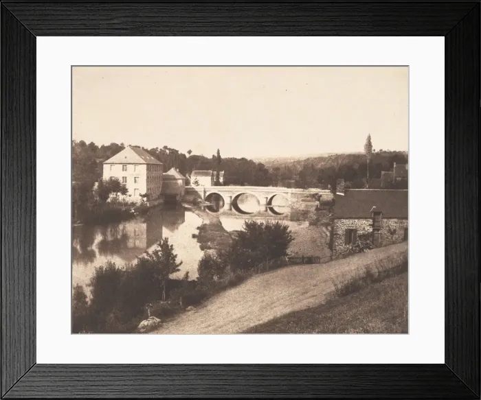 Framed Print : [Pont d Ouilly on the Orne River, Normandy], 1850-51. Creator