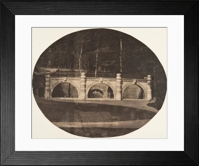 Framed Print : [The Bear Enclave, Zoological Gardens, Brussels], 1854-56