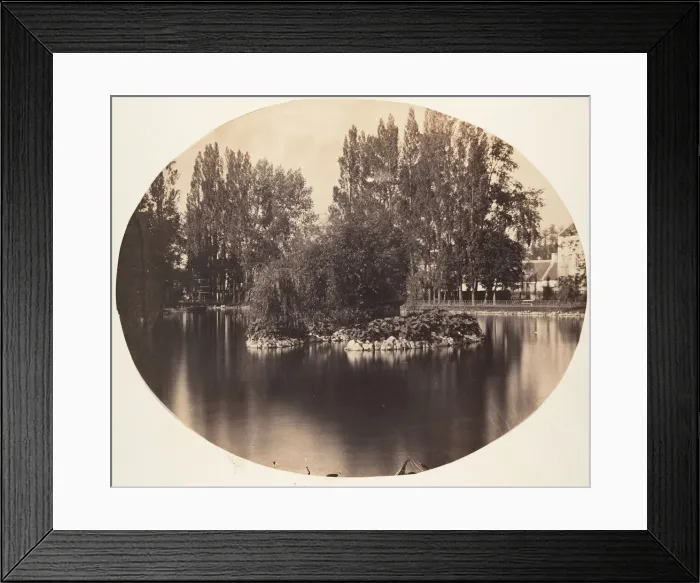 Framed Print : Jardin zoologique de Bruxelles, 1854-56. Creator: Louis-Pierre-Thé Framed Print : Jardin zoologique de Bruxelles, 1854-56. Creator: Louis-Pierre-Thé