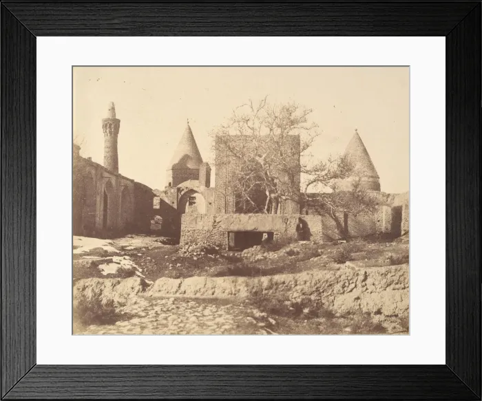 Framed Print : [Tomb of Bayazid, BISTAM], 1840s-60s. Creator: Possibly by Luigi Pesce