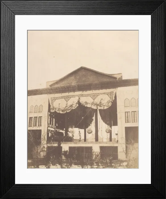 Framed Print : [Peacocks Throne Room, Teheran], 1858. Creator: Luigi Pesce
