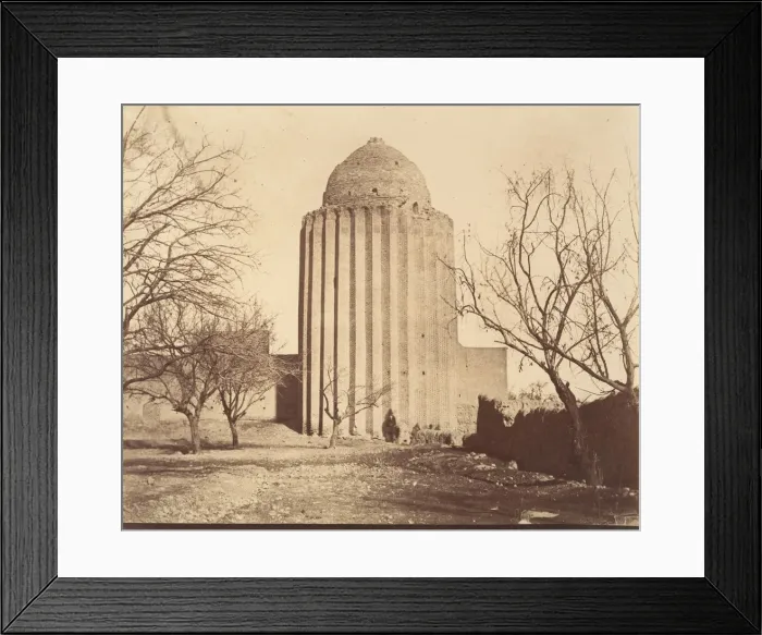 Framed Print : [Bastam, Tomb Tower (built 1313), Khorasan], 1840s-60s. Creator: Possibly by Luigi Pesce