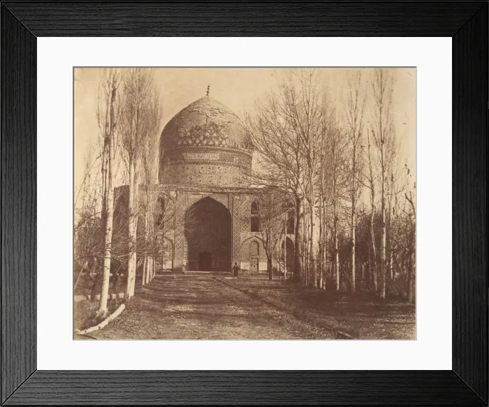 Framed Print : [Tomb of Kogin Baba], 1840s-60s. Creator: Possibly by Luigi Pesce