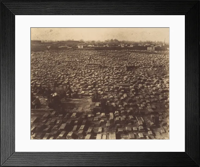 Framed Print : [Cemetery of MESHED], 1840s-60s. Creator: Possibly by Luigi Pesce