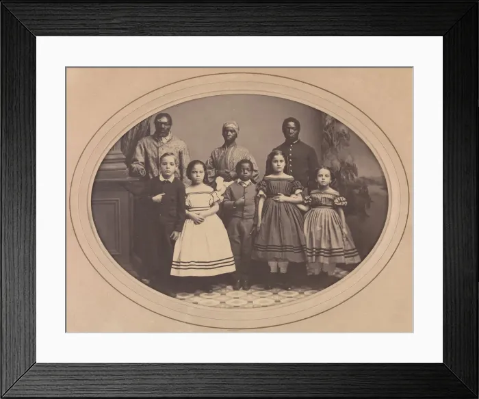 Framed Print : Emancipated Slaves Brought from Louisiana by Colonel George H. Banks, December 1863 Framed Print : Emancipated Slaves Brought from Louisiana by Colonel George H. Banks, December 1863