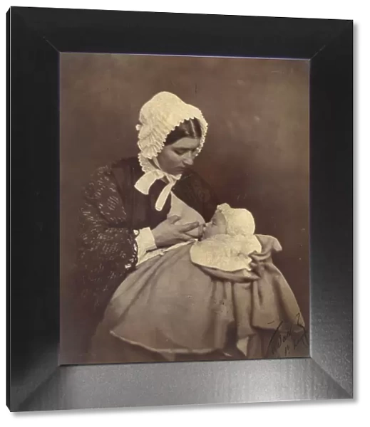 [Paul Nadar at the Breast of His Wet Nurse], 1856. Creator: Nadar