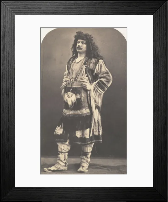 Framed Print : [Self-Portrait in Costume], 1862-64. Creator: Nadar