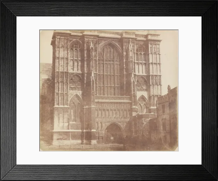 Framed Print : Westminster Abbey, before May 1845. Creator: Nicols Henneman Framed Print : Westminster Abbey, before May 1845. Creator: Nicols Henneman
