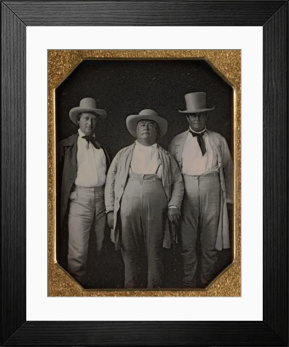Framed Print : Three Planters, after 1845. Creator: Unknown Framed Print : Three Planters, after 1845. Creator: Unknown