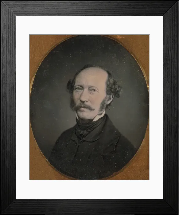 Framed Print : William Langenheim, ca. 1853-55. Creators: W. & F. Langenheim, William Langenheim Framed Print : William Langenheim, ca. 1853-55. Creators: W. & F. Langenheim, William Langenheim