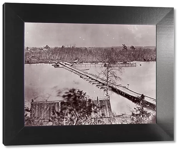 Pontoon Bridge, Broadway Landing, Appomattox River, 1861-65