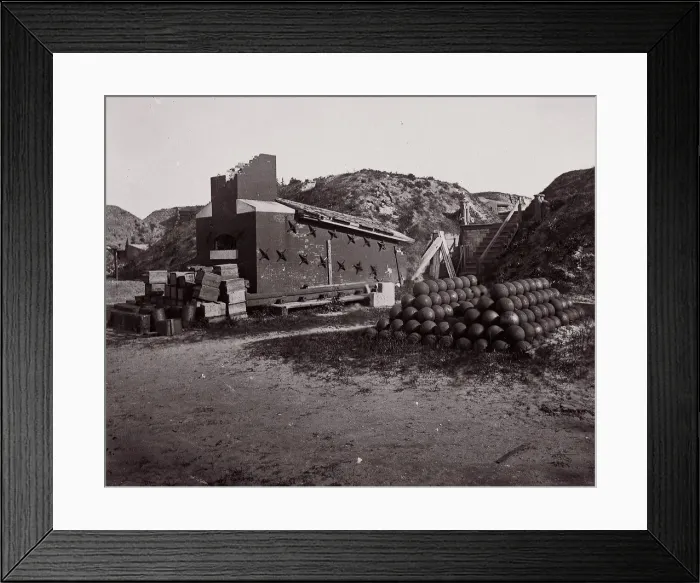 Framed Print : Cannon, 1861-65. Creator: Unknown Framed Print : Cannon, 1861-65. Creator: Unknown