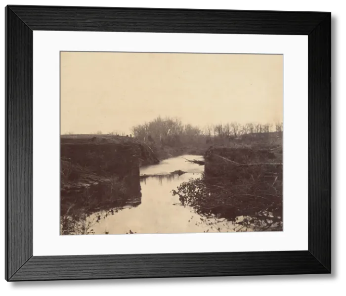 Framed Print : Ruins of Stone Bridge - Bull Run, 1862. Creator: Mathew Brady Framed Print : Ruins of Stone Bridge - Bull Run, 1862. Creator: Mathew Brady