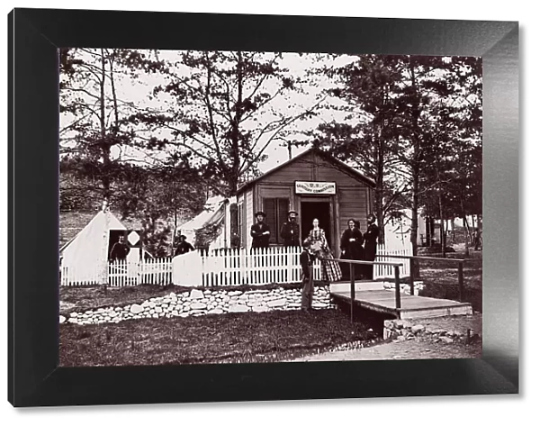 Sanitary Commission Office. Convalescent Camp, Alexandria, Virginia, 1861-65