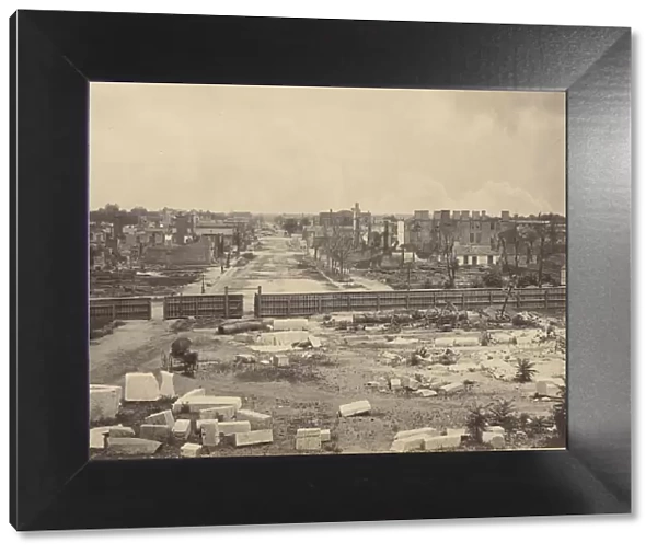 Columbia from the Capitol, 1860s. Creator: George N. Barnard