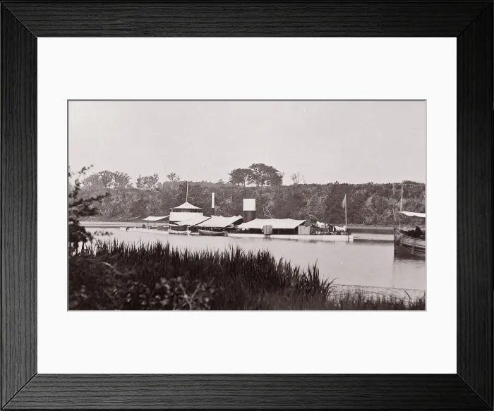 Framed Print : U. S. Monitor Saugus, 1861-65. Creator: Unknown Framed Print : U. S. Monitor Saugus, 1861-65. Creator: Unknown