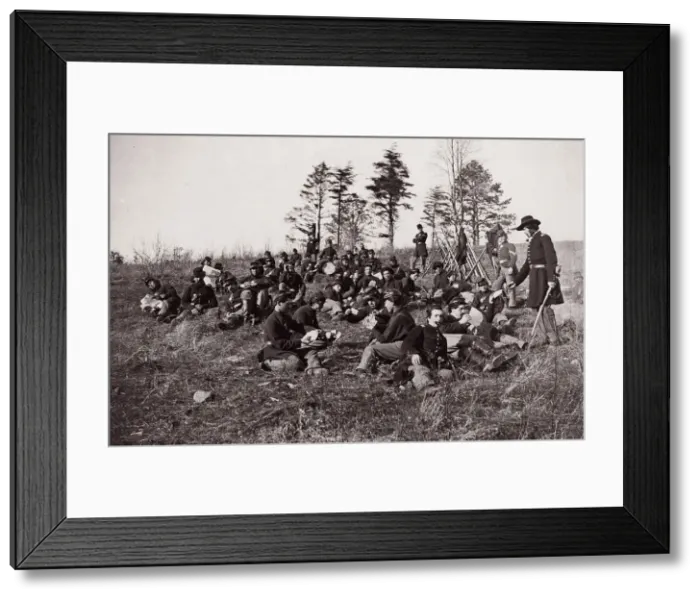 Framed Print : Co. B, 170th New York Volunteers, ca. 1861. Creator: Unknown Framed Print : Co. B, 170th New York Volunteers, ca. 1861. Creator: Unknown