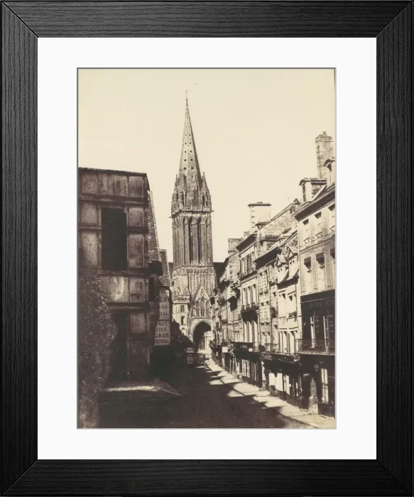 Framed Print : St. Pierre, Caen, 1850s. Creator: Unknown Framed Print : St. Pierre, Caen, 1850s. Creator: Unknown
