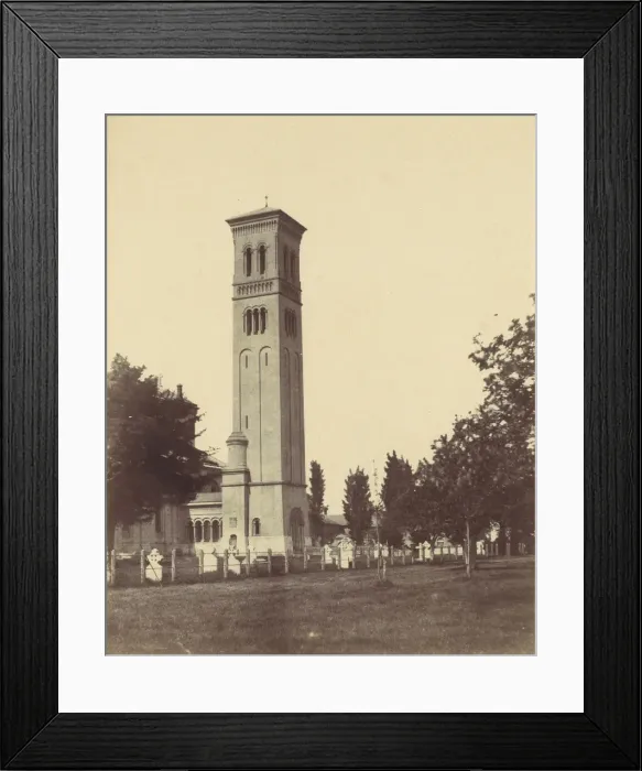 Framed Print : Wilton Church, East End and Bell Tower, 1850s. Creator: Unknown Framed Print : Wilton Church, East End and Bell Tower, 1850s. Creator: Unknown