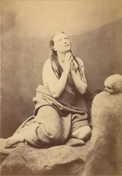 Study for Mary Magdalene, 1870s. Creator: Unknown