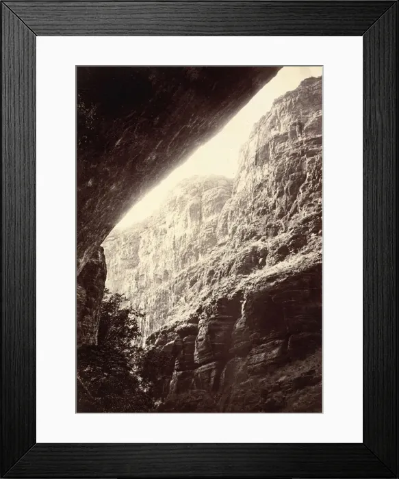 Framed Print : Canon of Kanab Wash, Looking South, 1872. Creator: William H. Bell Framed Print : Canon of Kanab Wash, Looking South, 1872. Creator: William H. Bell