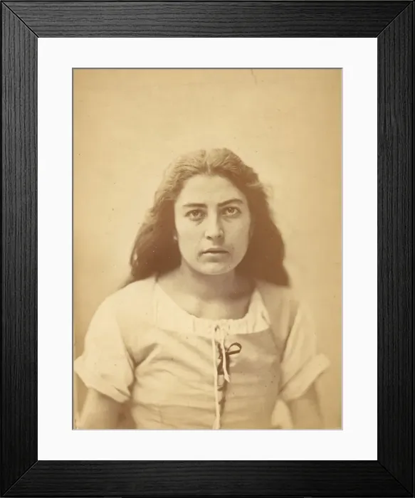 Framed Print : Peasant Woman, 1870s. Creator: Unknown Framed Print : Peasant Woman, 1870s. Creator: Unknown