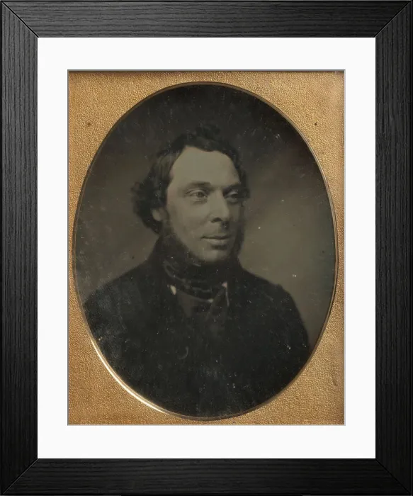 Framed Print : Unidentified Man, ca. 1850. Creator: Unknown Framed Print : Unidentified Man, ca. 1850. Creator: Unknown