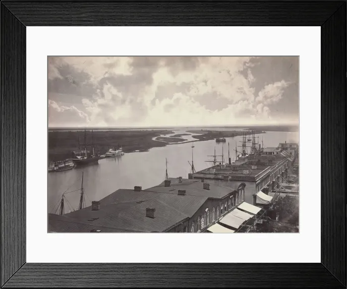 Framed Print : Savannah, Georgia, No. 2, 1866. Creator: George N. Barnard Framed Print : Savannah, Georgia, No. 2, 1866. Creator: George N. Barnard