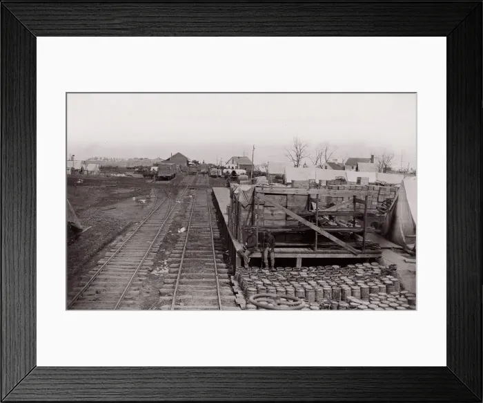 Framed Print : Stonemans Station, Virginia, 1861-65. Creator: Unknown Framed Print : Stonemans Station, Virginia, 1861-65. Creator: Unknown