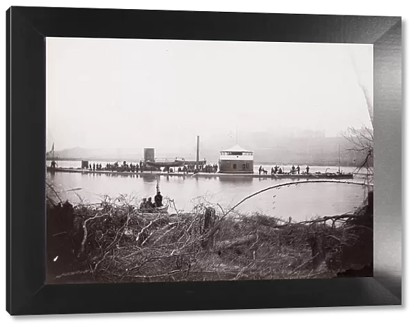 U. S. Monitor Mahopac on the Appomattox River, 1864. Creator: Unknown