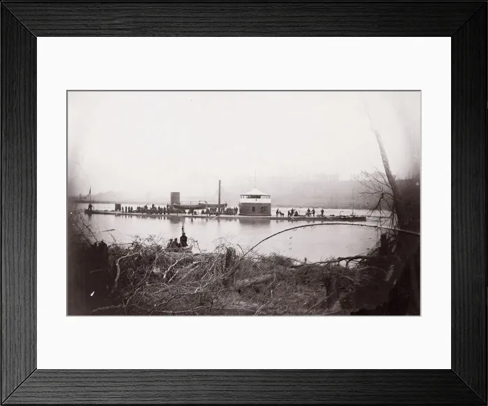 Framed Print : U. S. Monitor Mahopac on the Appomattox River, 1864. Creator: Unknown Framed Print : U. S. Monitor Mahopac on the Appomattox River, 1864. Creator: Unknown