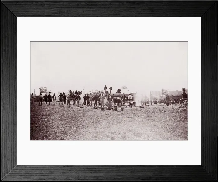 Framed Print : [Regiments - unidentified], 1861-65. Creator: Unknown