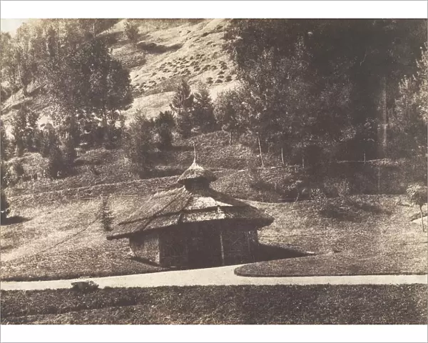 Rustic Pavilion at Eaux-Bonnes, 1854. Creator: Attributed to William Henri Gebhard