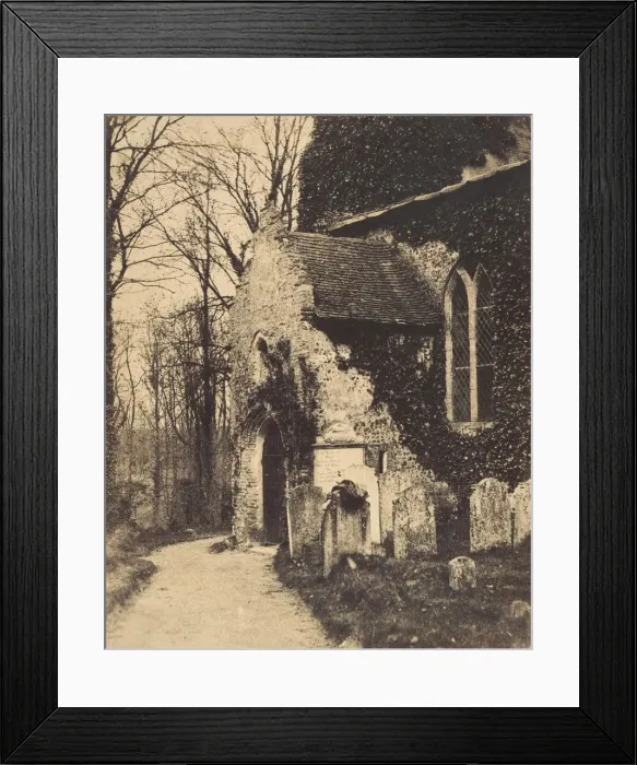 Framed Print : Church Porch, Earlham, near Norwich, 1857. Creator: William Harcourt Ranking Framed Print : Church Porch, Earlham, near Norwich, 1857. Creator: William Harcourt Ranking