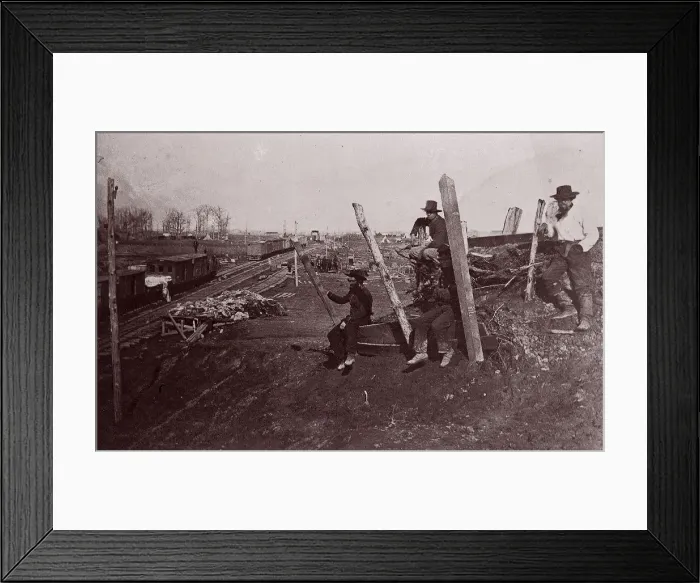 Framed Print : Hunting Creek, near Alexandria, Virginia, 1861-65. Creator: Unknown Framed Print : Hunting Creek, near Alexandria, Virginia, 1861-65. Creator: Unknown