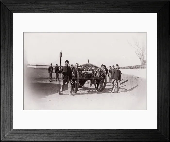 Framed Print : Heavy Artillery, 1861-65. Creator: Unknown Framed Print : Heavy Artillery, 1861-65. Creator: Unknown