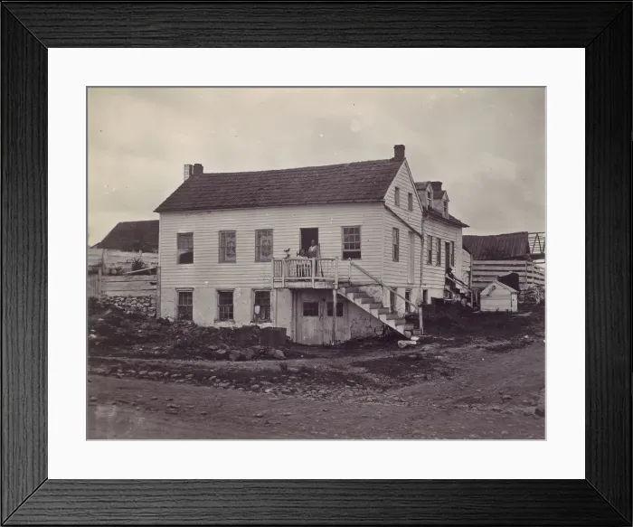 Framed Print : Gettysburg. John Burns House, 1863. Creator: Unknown Framed Print : Gettysburg. John Burns House, 1863. Creator: Unknown