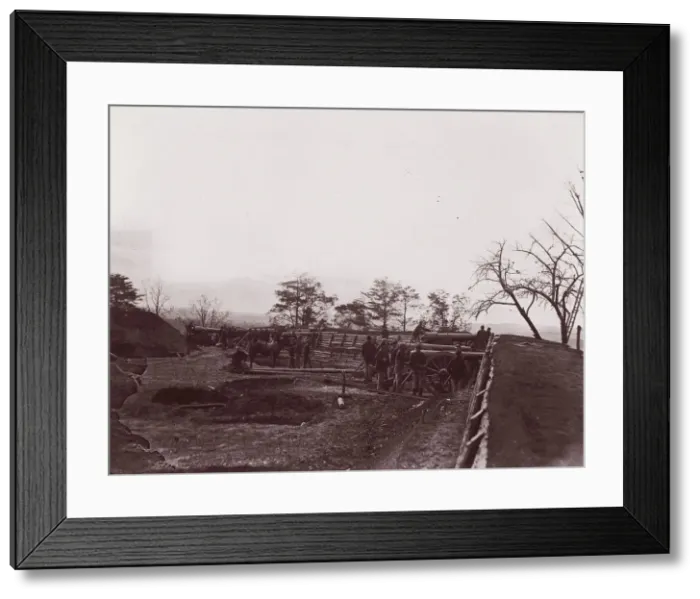Framed Print : Near Dutch Gap, Virginia. Fort Brady, ca. 1865. Creator: William Frank Browne Framed Print : Near Dutch Gap, Virginia. Fort Brady, ca. 1865. Creator: William Frank Browne