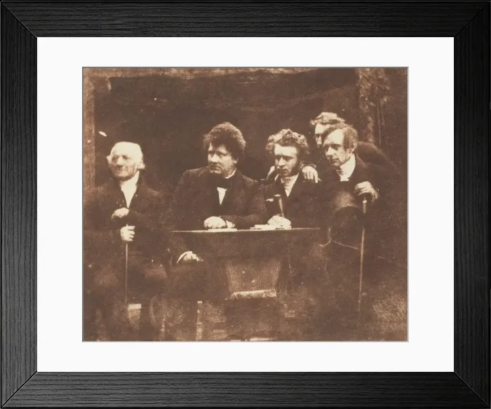 Framed Print : Cunningham, Begg, John Hamilton, Guthrie, 1843-47. Creators: David Octavius Hill Framed Print : Cunningham, Begg, John Hamilton, Guthrie, 1843-47. Creators: David Octavius Hill