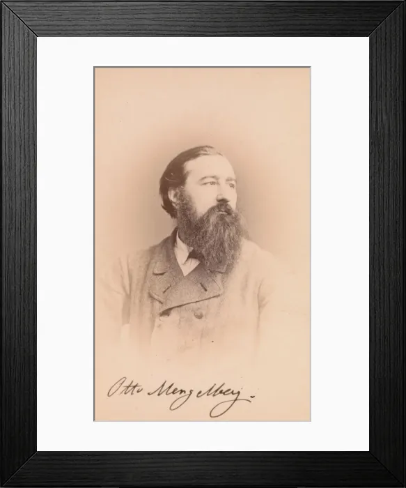 Framed Print : Louis Leloir, 1860s. Creator: L. Severin Framed Print : Louis Leloir, 1860s. Creator: L. Severin