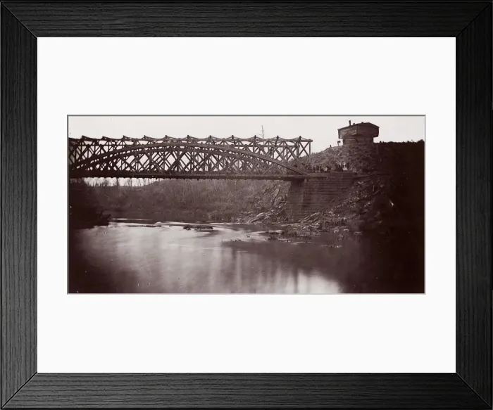 Framed Print : Bull Run, 1861-62. Creator: George N. Barnard Framed Print : Bull Run, 1861-62. Creator: George N. Barnard