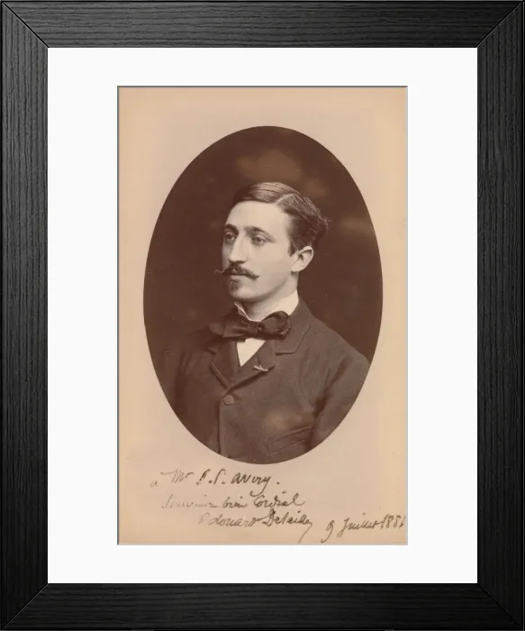 Framed Print : [edouard Detaille], 1870s. Creator: Walery Freres
