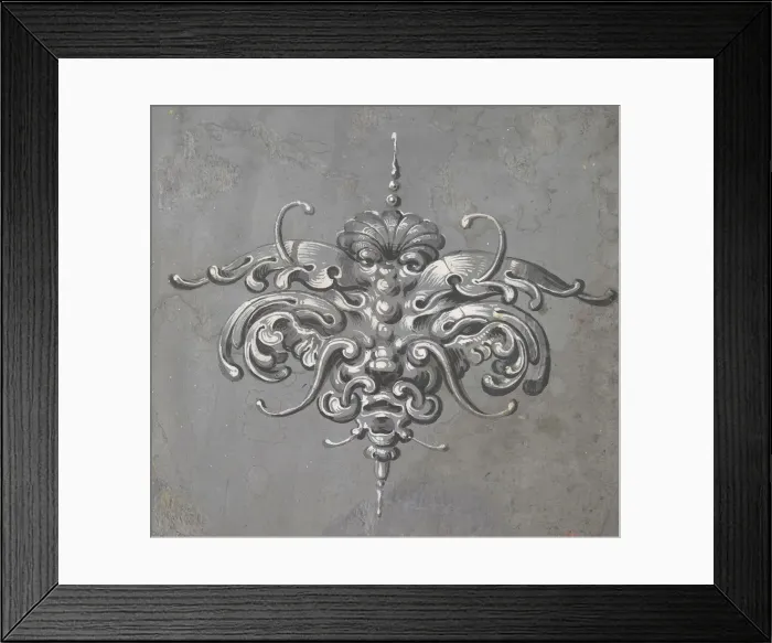 Framed Print : Ornament Design, 17th century. Creator: Anon Framed Print : Ornament Design, 17th century. Creator: Anon
