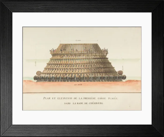 Framed Print : Design for a Machine, 18th century. Creator: Anon Framed Print : Design for a Machine, 18th century. Creator: Anon