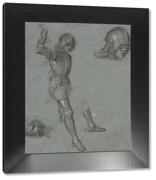 Studies of a Seated Youth in Armor, ca. 1505. Creator: Vittore Carpaccio
