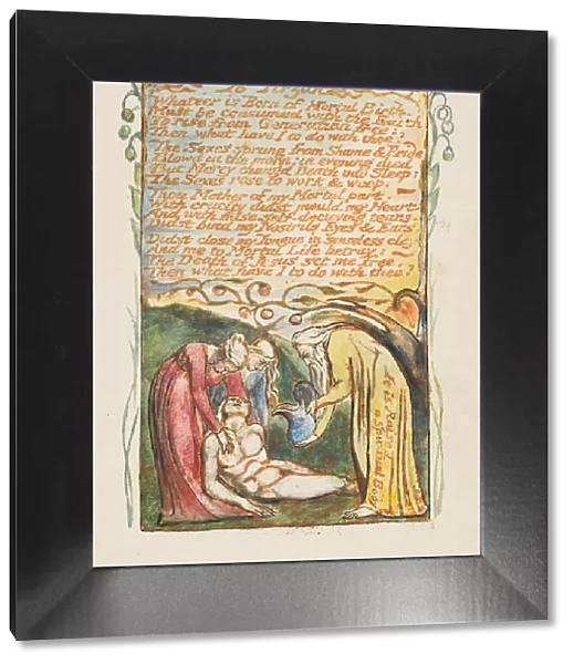 Songs of Innocence and of Experience: To Tirzah, ca. 1825. Creator: William Blake