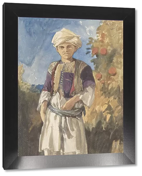 Standing Turkish Youth, 1844. Creator: William James Muller